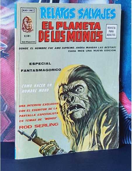 EXCELENTE ESTADO RELATOS SALVAJES EL PLANETA DE LOS MONOS 1 VOL II EDICIONES VERTICE