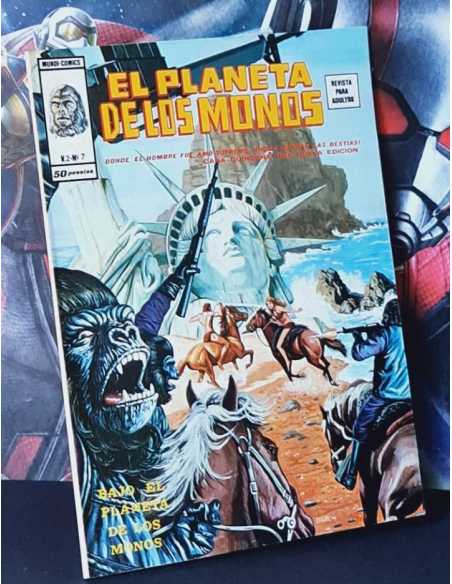 EXCELENTE ESTADO EL PLANETA DE LOS MONOS 7 VOL II MUNDI COMICS EDICIONES VERTICE