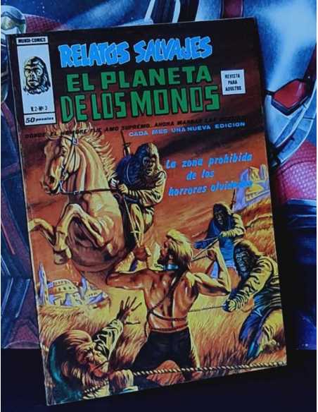 EXCELENTE ESTADO EL PLANETA DE LOS MONOS 3 VOL II MUNDI COMICS EDICIONES VERTICE