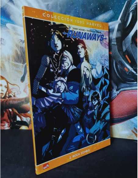 EXCELENTE ESTADO RUNAWAYS 2 ROCK ZOMBIS COLECCIÓN 100% MARVEL COMICS PANINI