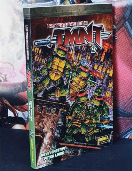 EXCELENTE ESTADO LAS TORTUGAS NINJA TMNT 4 COMICS EDITORIAL NORMA