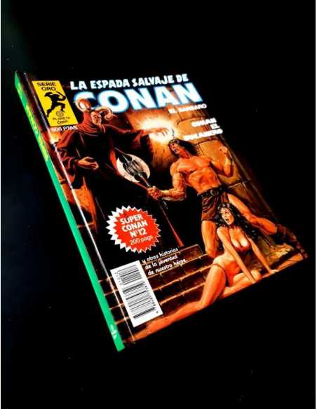 EXCELENTE ESTADO SUPER CONAN 12 SERIE ORO LA ESPADA SALVAJE DE CONAN 1° PRIMERA EDICION PLANETA