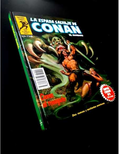 EXCELENTE ESTADO SUPER CONAN 4 SERIE ORO LA ESPADA SALVAJE DE CONAN 1° PRIMERA EDICION PLANETA