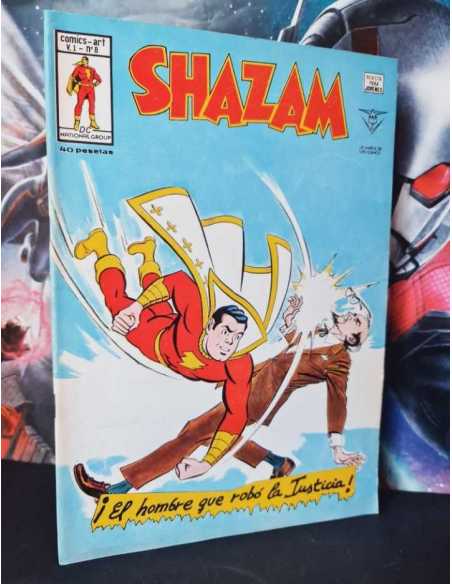 EXCELENTE ESTADO SHAZAM 8 EL HOMBRE QUE ROBO LA JUSTICIA COMICS EDICIONES VERTICE
