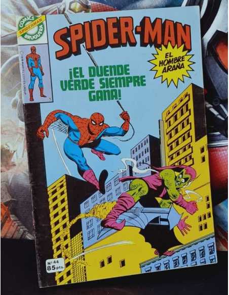 MUY BUEN ESTADO SPIDER-MAN 44 SPIDERMAN EL DUENDE VERDE SIEMPRE GANA COMICS BRUGUERA