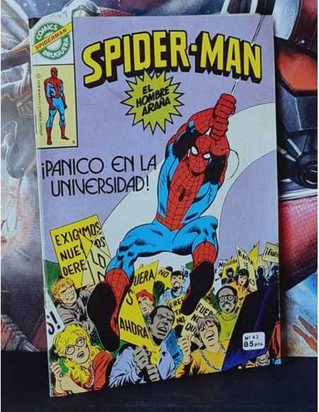 MUY BUEN ESTADO SPIDER-MAN 43 PANICO EN LA UNIVERSIDAD COMICS BRUGUERA
