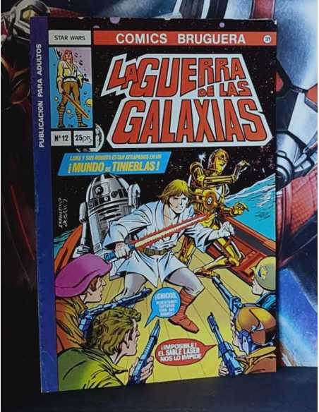 BUEN ESTADO LA GUERRA DE LAS GALAXIAS 12 STAR WARS COMICS BRUGUERA