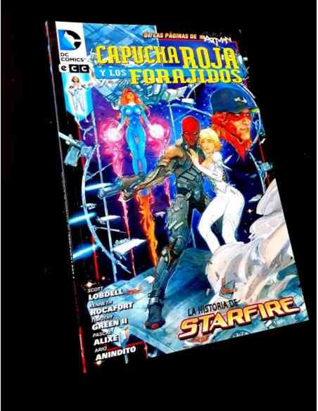DE KIOSCO CAPUCHA ROJA Y LOS FORAJIDOS LA HISTORIA STARFIRE DC COMICS ECC