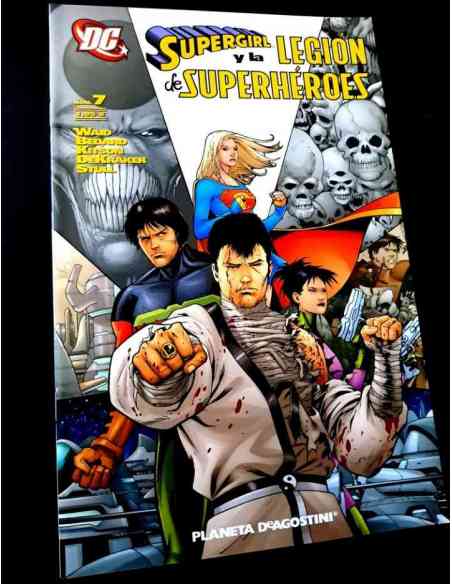 DE KIOSCO SUPERGIRL Y LA LEGION SUPERHEROES 7 COMICS PLANETA DC