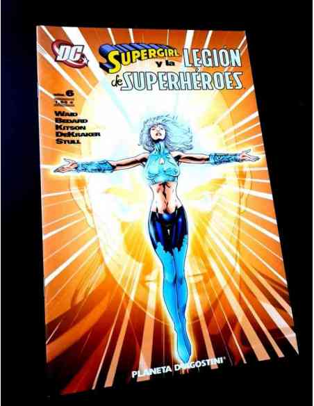 DE KIOSCO SUPERGIRL Y LA LEGION SUPERHEROES 6 COMICS PLANETA DC