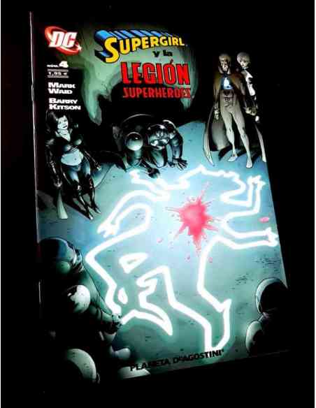 DE KIOSCO SUPERGIRL Y LA LEGION SUPERHEROES 4 COMICS PLANETA DC