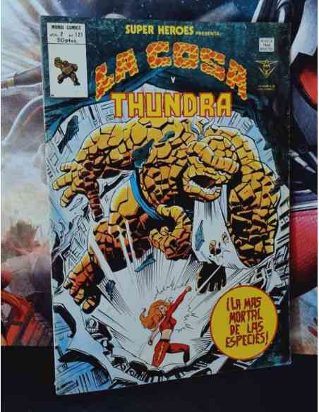 MUY BUEN ESTADO SUPER HEROES 121 VOL II LA COSA Y THUNDRA COMICS EDICIONES VERTICE