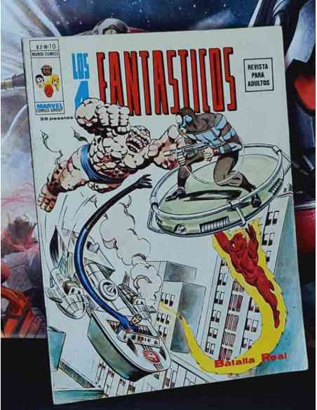 CASI EXCELENTE ESTADO LOS 4 FANTASTICOS 10 VOL II COMICS EDICIONES VERTICE