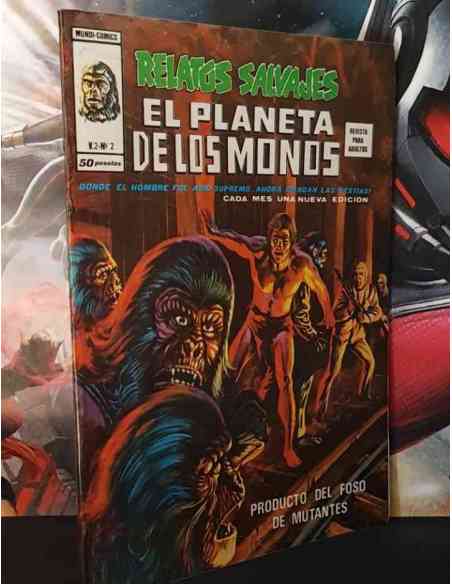 EXCELENTE ESTADO RELATOS SALVAJES 2 VOL II EL PLANETA DE LOS MONOS COMICS EDICIONES VERTICE