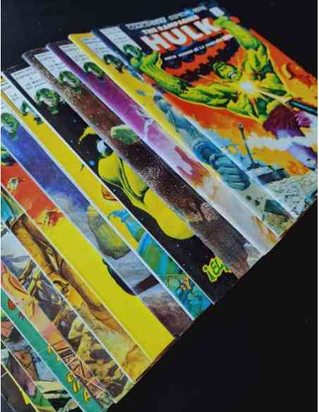 EXCELENTE ESTADO SUELTOS PREGUNTAR THE RAMPAGING HULK COMPLETA LA MASA COMICS EDICIONES VERTICE