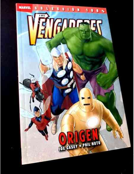 EXCELENTE ESTADO LOS VENGADORES ORIGEN COLECCION 100 % COMICS PANINI