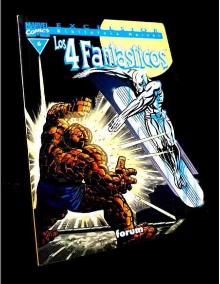 CASI EXCELENTE ESTADO LOS 4 FANTASTICOS 6 BIBLIOTECA MARVEL EXCELSIOR FORUM