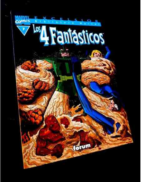 CASI EXCELENTE ESTADO LOS 4 FANTASTICOS 7 BIBLIOTECA MARVEL EXCELSIOR FORUM