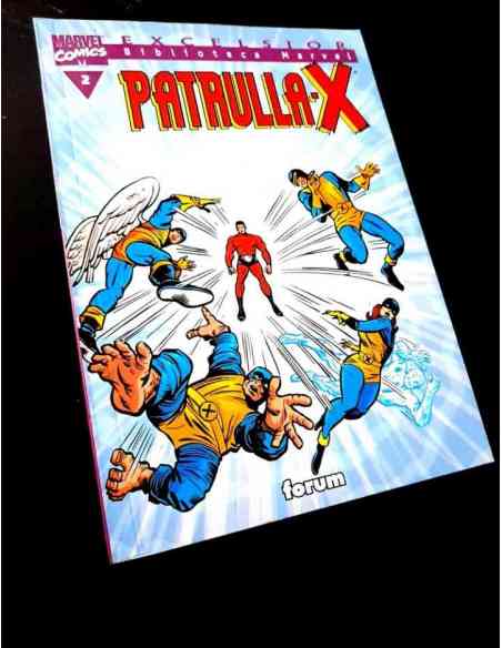 EXCELENTE ESTADO PATRULLA X 2 BIBLIOTECA MARVEL EXCELSIOR FORUM