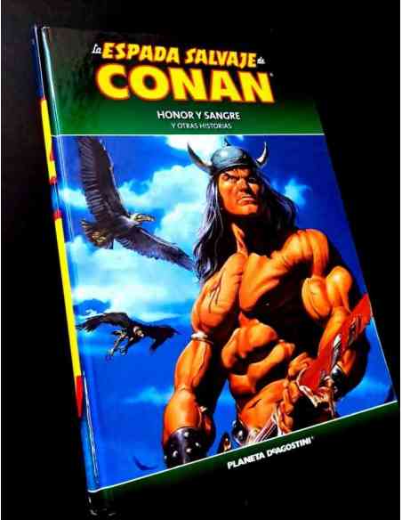 EXCELENTE ESTADO LA ESPADA SALVAJE DE CONAN 54 HONOR Y SANGRE TOMO PLANETA