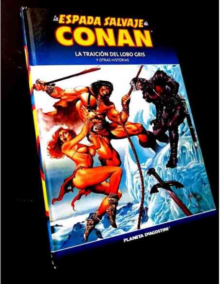 EXCELENTE ESTADO LA ESPADA SALVAJE DE CONAN 38 LA TRAICION DEL LOBO GRIS TOMO PLANETA