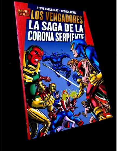 DE KIOSCO MARVEL GOLD LOS VENGADORES LA SAGA DE LA CORONA SERPIENTE COMICS PANINI
