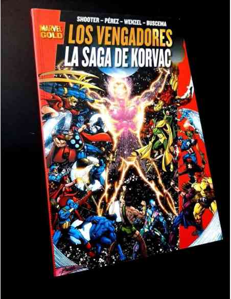 EXCELENTE ESTADO MARVEL GOLD LOS VENGADORES LA SAGA DE KORVAC COMICS PANINI