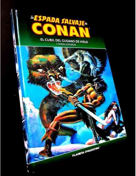 EXCELENTE ESTADO LA ESPADA SALVAJE DE CONAN 12 EL CUBIL DEL GUSANO DE HIELO COMICS TOMO PLANETA