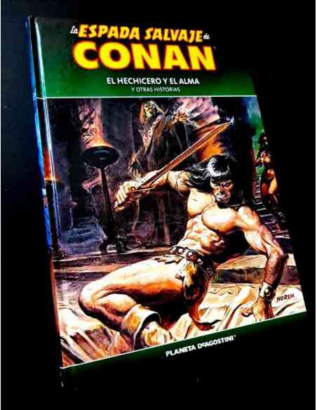 EXCELENTE ESTADO LA ESPADA SALVAJE DE CONAN 18 EL HECHICERO Y EL ALMA COMICS TOMO PLANETA