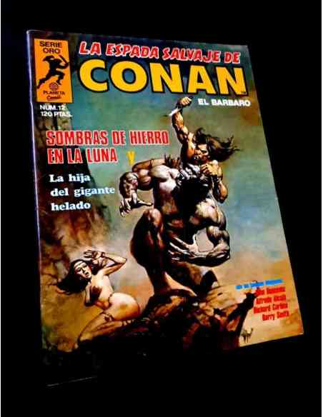 CASI EXCELENTE ESTADO LA ESPADA SALVAJE DE CONAN 12 SERIE ORO COMICS PLANETA
