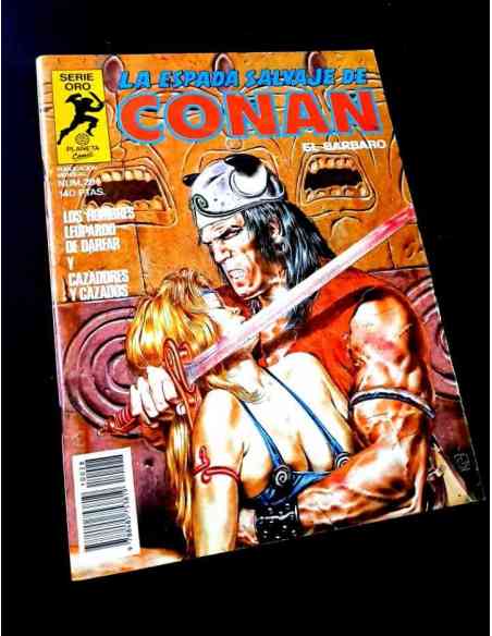 CASI EXCELENTE ESTADO LA ESPADA SALVAJE DE CONAN 28 SERIE ORO COMICS PLANETA