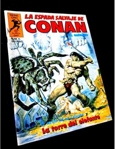MUY BUEN ESTADO LA ESPADA SALVAJE DE CONAN 11 SERIE ORO COMICS PLANETA