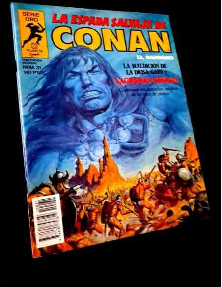 MUY BUEN ESTADO LA ESPADA SALVAJE DE CONAN 31 SERIE ORO COMICS PLANETA