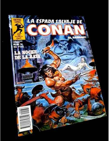 MUY BUEN ESTADO LA ESPADA SALVAJE DE CONAN 36 SERIE ORO COMICS PLANETA