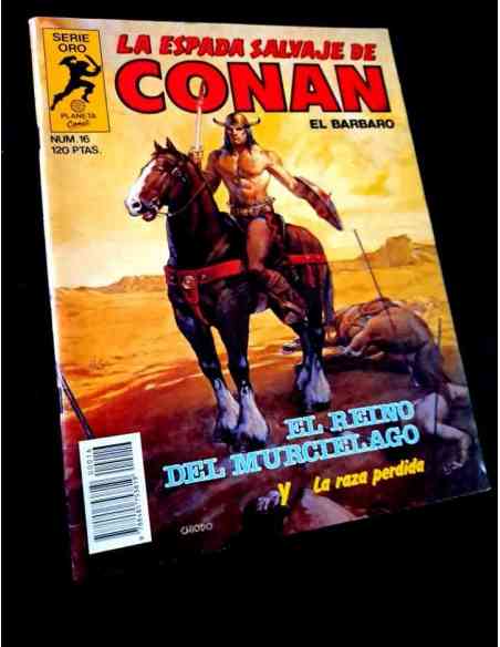 MUY BUEN ESTADO LA ESPADA SALVAJE DE CONAN 16 SERIE ORO COMICS PLANETA