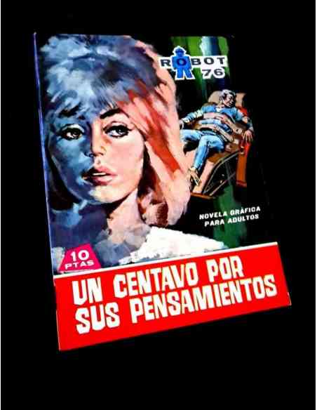 EXCELENTE ESTADO ROBOT 76 10 UN CENTAVO POR SUS PENSAMIENTOS TORAY