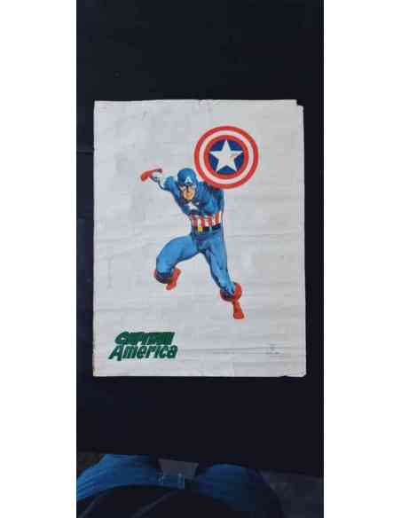 POSTER CAPITÁN AMERICA NORMAL ESTADO EDICIONES VERTICE ORIGINAL