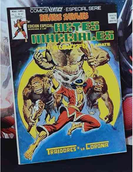 EXCELENTE ESTADO RELATOS SALVAJES 52 KUNG FU MUNDI COMICS EDICIONES VERTICE