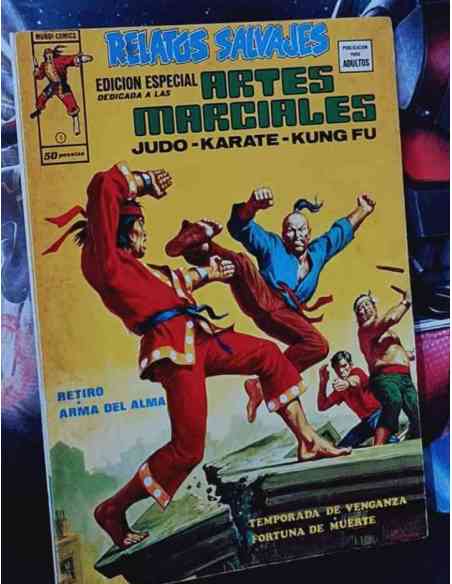 EXCELENTE ESTADO RELATOS SALVAJES 3 KUNG FU MUNDI COMICS EDICIONES VERTICE