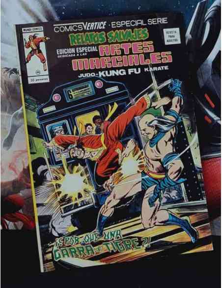 EXCELENTE ESTADO RELATOS SALVAJES 44 KUNG FU MUNDI COMICS EDICIONES VERTICE