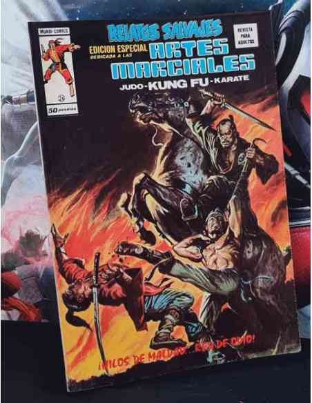 EXCELENTE ESTADO RELATOS SALVAJES 26 KUNG FU MUNDI COMICS EDICIONES VERTICE