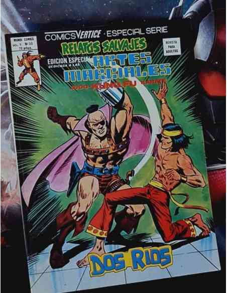 CASI EXCELENTE ESTADO RELATOS SALVAJES 50 KUNG FU MUNDI COMICS EDICIONES VERTICE