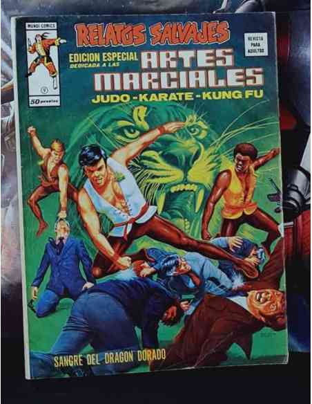 CASI EXCELENTE ESTADO RELATOS SALVAJES 9 KUNG FU MUNDI COMICS EDICIONES VERTICE