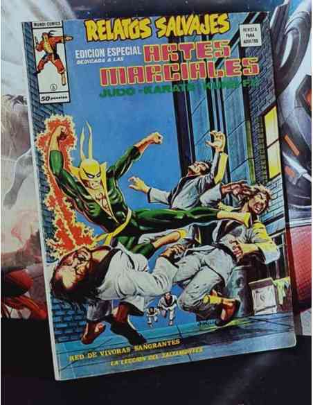 CASI EXCELENTE ESTADO RELATOS SALVAJES 6 KUNG FU MUNDI COMICS EDICIONES VERTICE