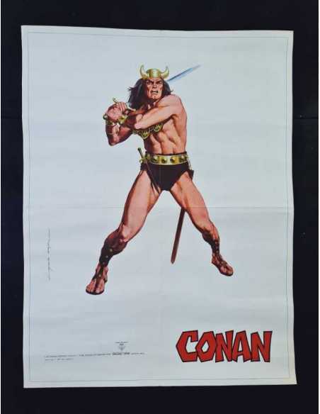 EXCELENTE ESTADO PÓSTER CONAN EDICIONES VÉRTICE ORIGINAL