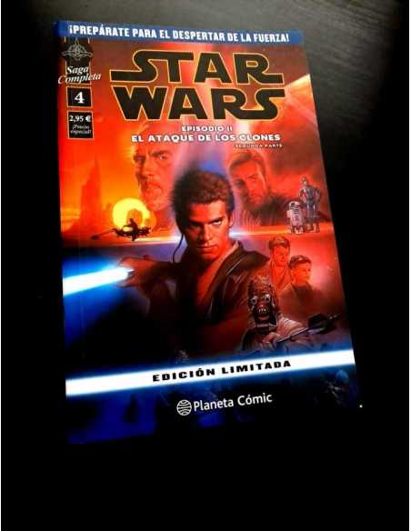 MUY BUEN ESTADO STAR WARS 4 EPISODIO II EL ATAQUE DE LOS CLONES COMICS PLANETA EDICION LIMITADA