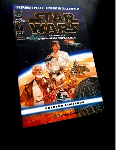 EXCELENTE ESTADO STAR WARS 7 EPISODIO IV UNA NUEVA ESPERANZA COMICS PLANETA EDICION LIMITADA