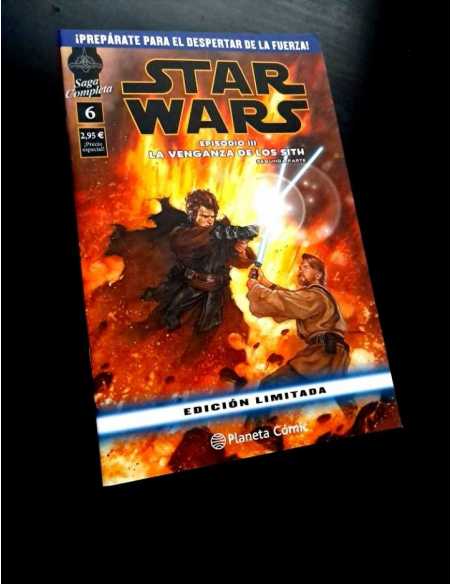 EXCELENTE ESTADO STAR WARS 6 EPISODIO III LA VENGANZA DE LOS SITH COMICS PLANETA EDICION LIMITADA