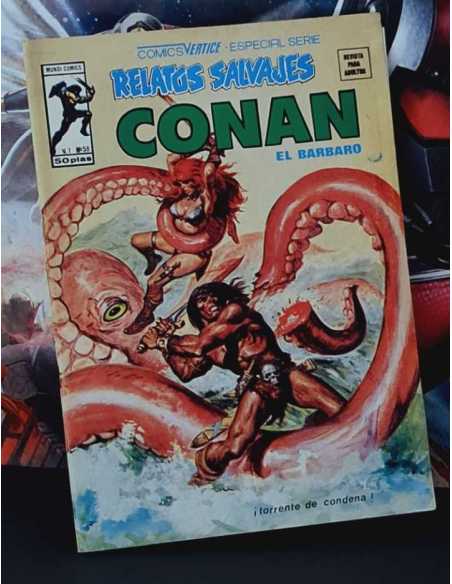 EXCELENTE ESTADO RELATOS SALVAJES 58 CONAN COMICS EDICIONES VERTICE