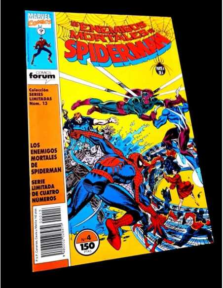 DE KIOSCO SERIE LIMITADA 4 LOS ENEMIGOS MORTALES DE SPIDERMAN 13 COMICS FORUM
